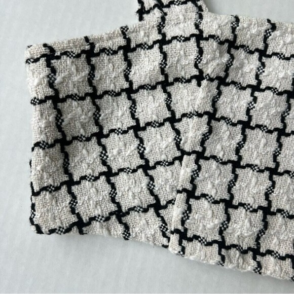 Shein knit tweed  crop tank top size small - Picture 3 of 12